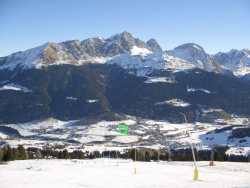 Unsere Wohnung mit Blick von Somgant